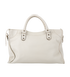 City Bag, &pound;595, Handbags, Cream, Leather, Back view